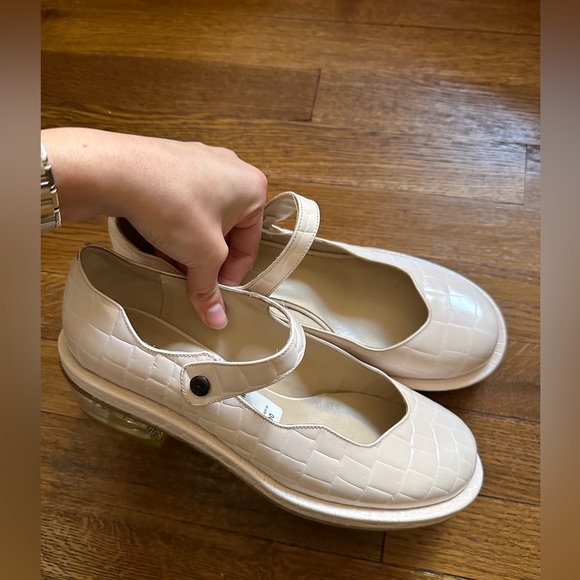 Simone Rocha ballet flats with clear heel. Size 40. Worn once. Perfect condition - Picture 2 of 11